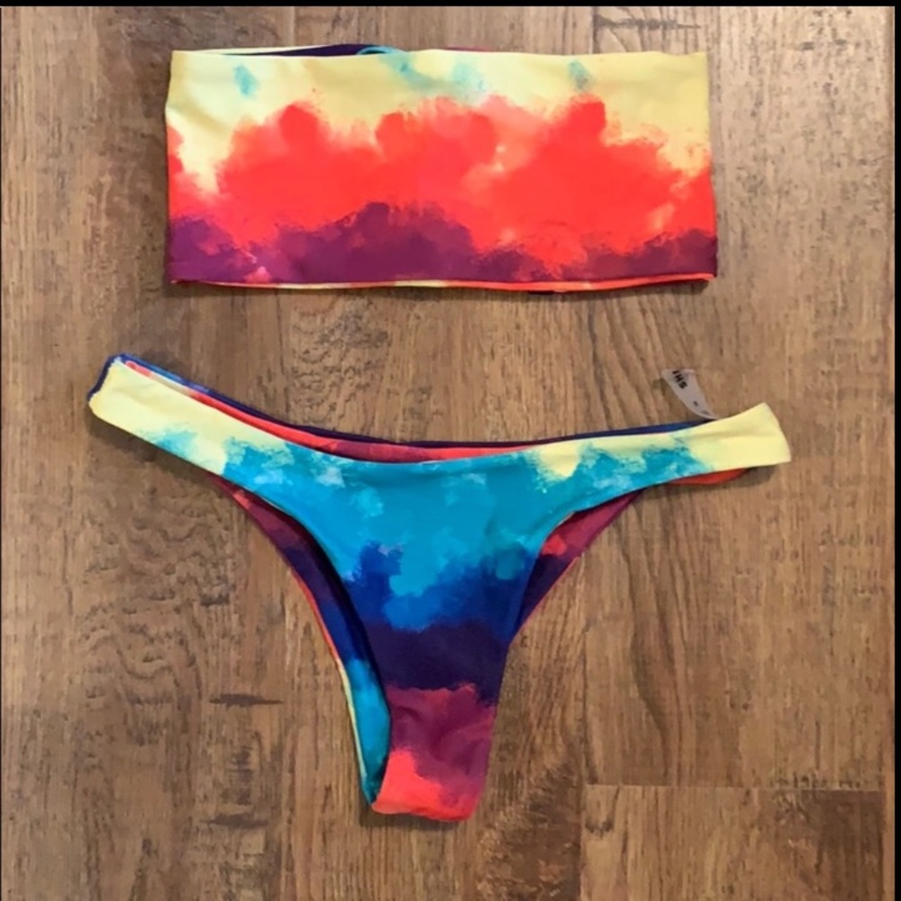 Tie dye bikini- never been worn